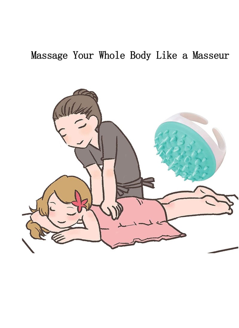 Generic - Cellulite Massager Brush Bathroom Body Massage for Women Arms Legs Shower Brush, Waterproof and Durable, Use For Care on Arms, Abdomen, Legs, Back & Skin Green - Image 1