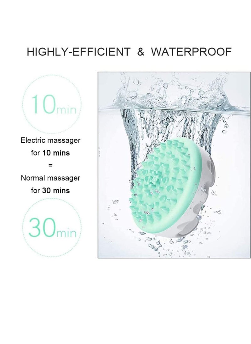 Generic - Cellulite Massager Brush Bathroom Body Massage for Women Arms Legs Shower Brush, Waterproof and Durable, Use For Care on Arms, Abdomen, Legs, Back & Skin Green - Image 1