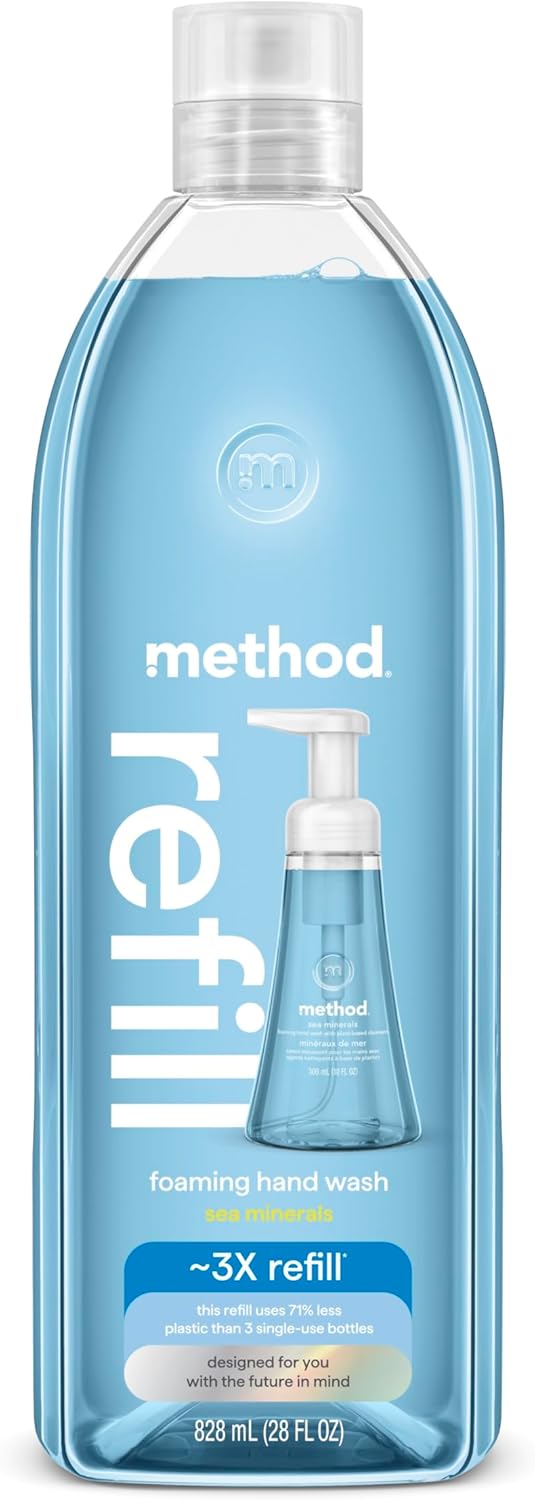 Method Foaming Hand Soap Refill Sea Minerals Recyclable Bottle 28 oz Pack of 1