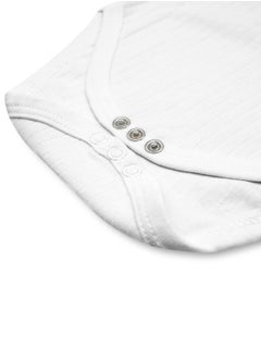 Babies Basic BabiesBasic Super Combed Cotton, Sleeveless Printed Bodysuit, for New Born to 24months. Set of 3, White  - Image 4