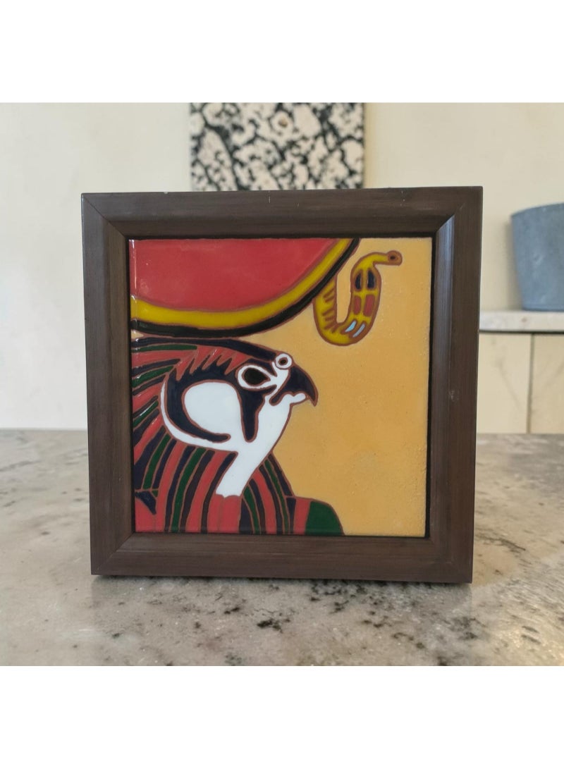color zone pottery A ceramic and pottery frame - a unique decorative piece with a modern and distinctive touch - size 24*24 - Image 2