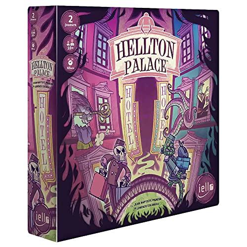 IELLO Hellton Palace Highly Humoristic Theme of Underworld Competing Hotels Strategic 2 Player Game 45 Min Ages 10 - Image 1