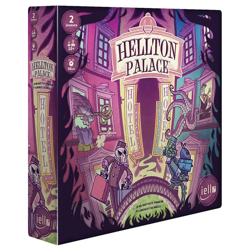 IELLO Hellton Palace Highly Humoristic Theme of Underworld Competing Hotels Strategic 2 Player Game 45 Min Ages 10 - Image 2