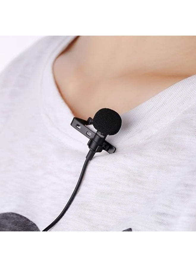 Clip-on Lavalier Microphone, 3.5mm Mini Wired Condenser Mic for Smartphones, Laptops, and Tablets - Image 3