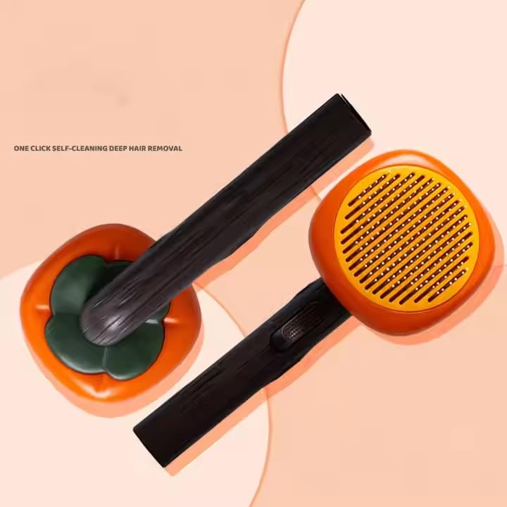 CREDLY Pet Hair Cleaner Brush, Pet Grooming Cat and Dog Brush, Magic Pet Comb, Self Cleaning Massage Brush, Cat Grooming Brush, Cat Shedding Brush, Cat Brush for Long Short Hair - Image 3