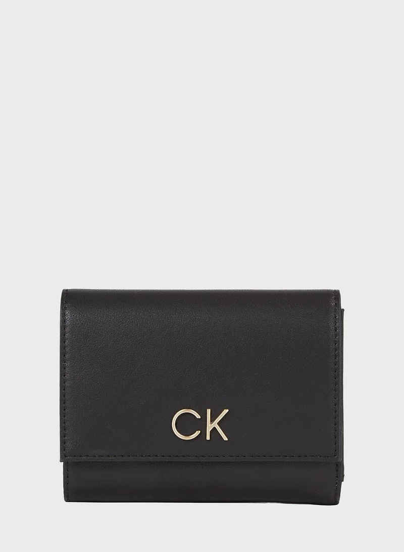 CALVIN KLEIN Re Lock Trifold Medium Wallet