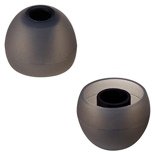 brandless Earbud Tips Soft Silicone Earbuds Replacement Tips Fit for in-Ear Headphones(Inner Hole from 3.8mm -4.2mm Earphones) 9 Pairs S/M/L,Black - Image 2