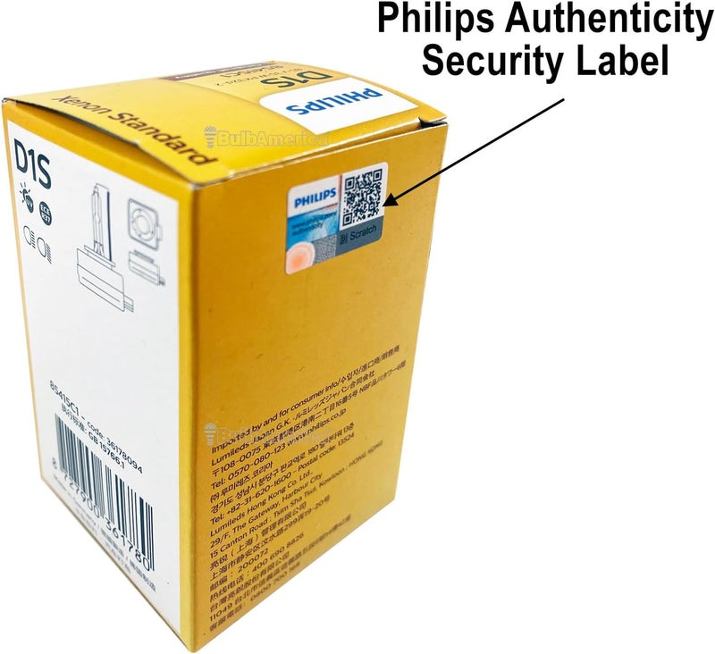 Philips D1S C1 Xenon Standard HID Headlight Bulb - 85V 35W PK32d-2 - Image 5