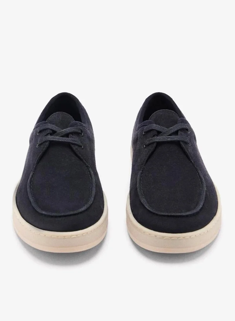 Mango Man Suede Nautical Shoes