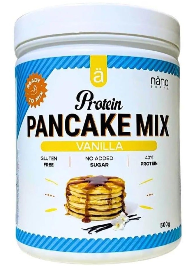 نانو ساپس خلطة بانكيك البروتين بنكهة الفانيليا من نانو سابس 500 جرام - Image 1