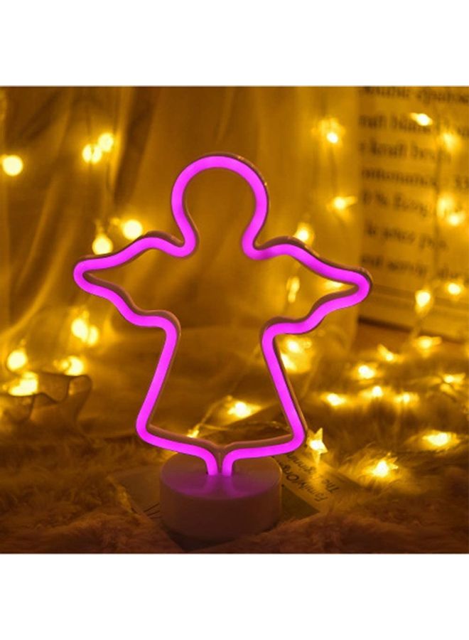 Planet Neon Signs Light with Stand For Wall Decoration Purple - Image 1