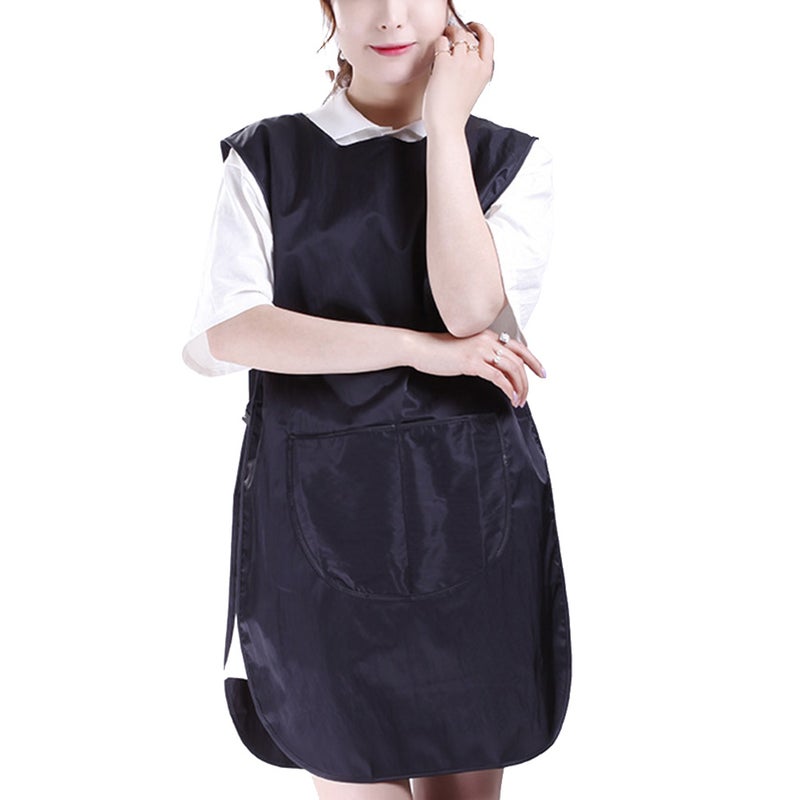 Black Fashion Waterproof Hairdressing Cape Barber Worker Shawl Beauty Salon Smock Working Cloak Haircut Apron for Worker - Image 1