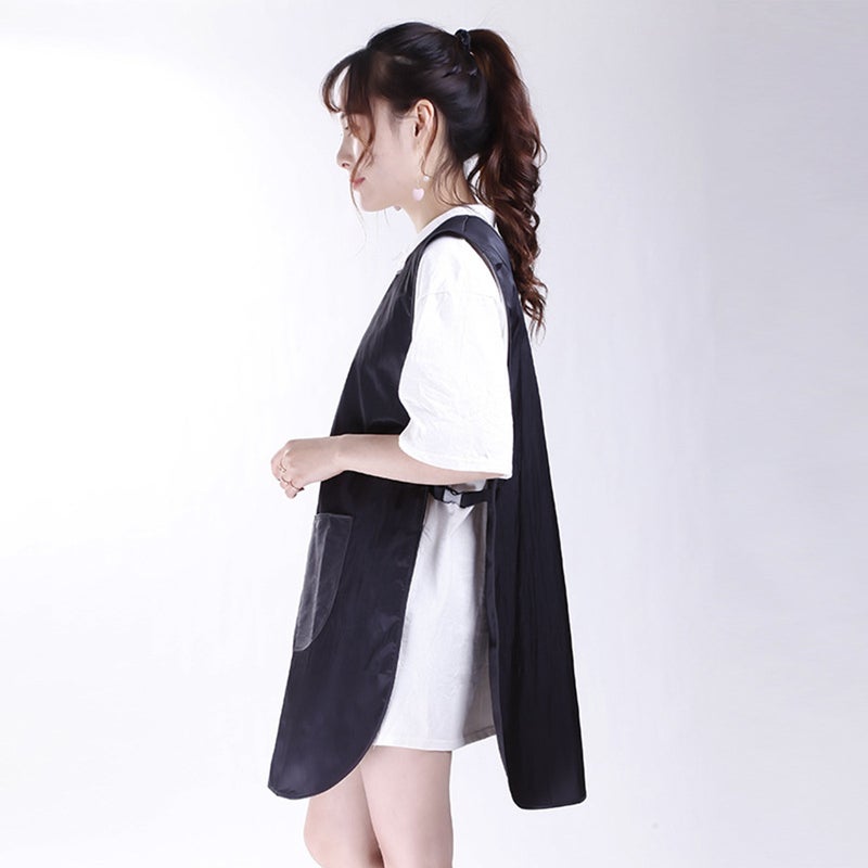 Black Fashion Waterproof Hairdressing Cape Barber Worker Shawl Beauty Salon Smock Working Cloak Haircut Apron for Worker - Image 5