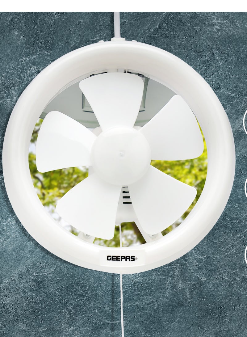 GEEPAS Exhaust Fan With Long Life Powerful Motor Less Noise And Low Energy Consumption 50 W GF21169 White - Image 2