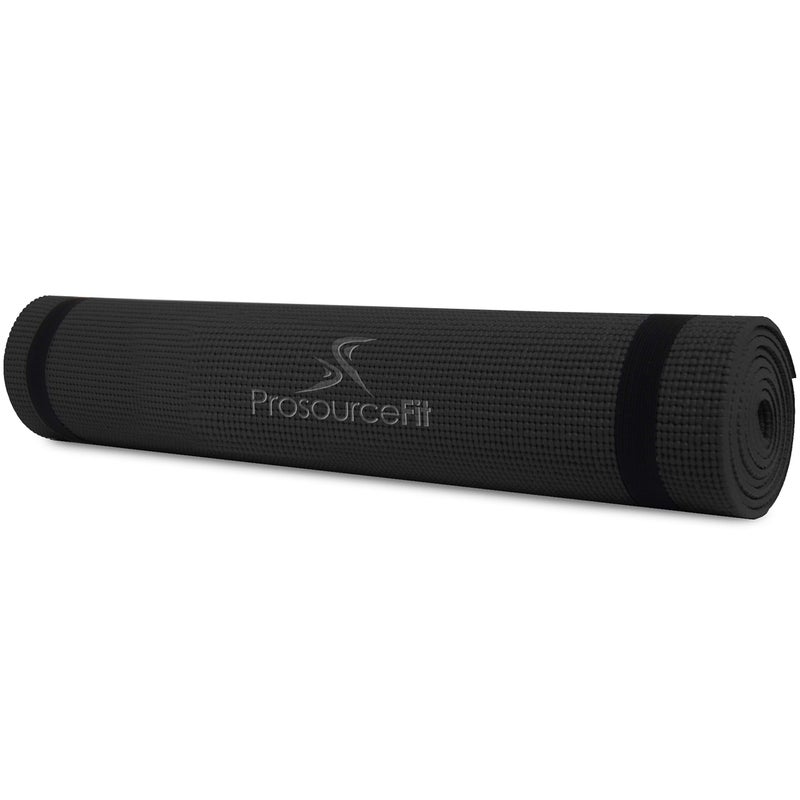 ProSourceFit حصيرة يوغا برو سورس فيت الأصلية بسماكة ¼" (6 مم) للراحة والثبات مع أحزمة حمل، غير قابلة للانزلاق - ألوان متعددة - Image 3