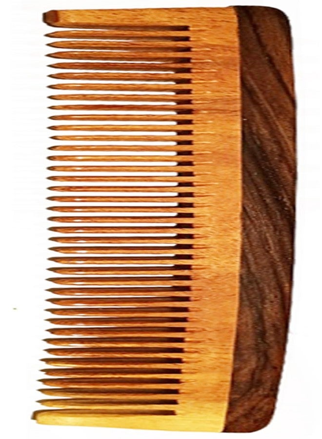 Rufiys Neem Wood Comb for Men & Women for Styling & Hair Growth | Wooden Comb | Styling | Grooming Pack Of 3 - Image 4