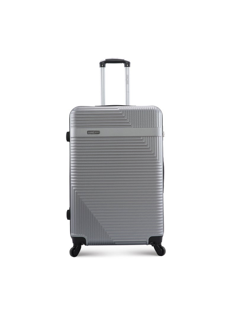 PARAJOHN Neto 3 Piece ABS Hardside Spinner Luggage Trolley Set 20/24/28 Inch Silver  - Image 3