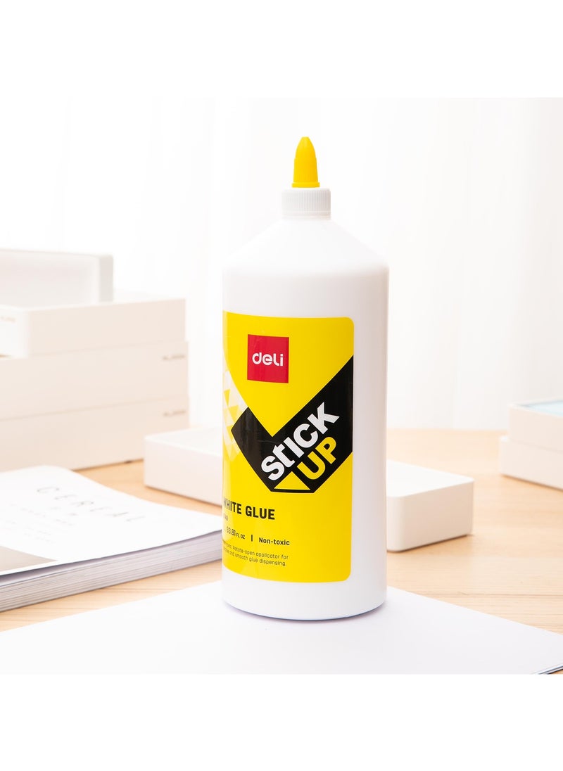 Deli - Deli EA74913 White Glue 1000ml - ideal for classroom & group projects - Image 1