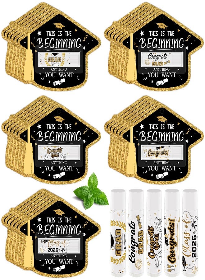 Nlicrst 30 Pack 2026 Graduation Lip Balms Gifts, Class of 2026 Graduation Moisturizing Lip Balms for Students High School College Classmates Graduation Party Favors, Congrats Grad Gift - Image 1