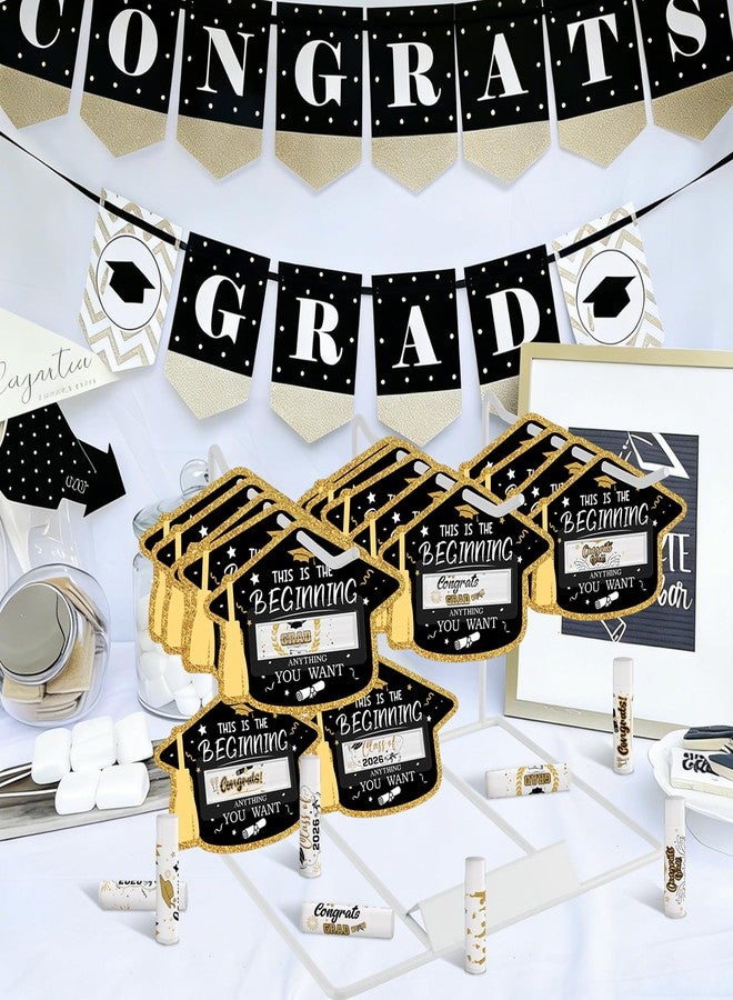 Nlicrst 30 Pack 2026 Graduation Lip Balms Gifts, Class of 2026 Graduation Moisturizing Lip Balms for Students High School College Classmates Graduation Party Favors, Congrats Grad Gift - Image 3