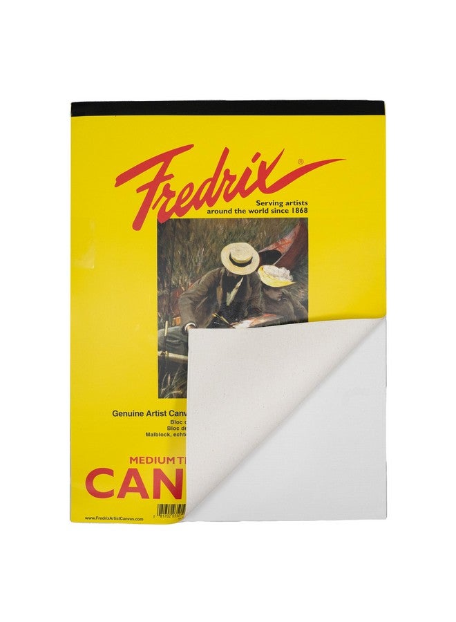 Fredrix Creative Series Pad 12" X 16" White Canvas - Image 3