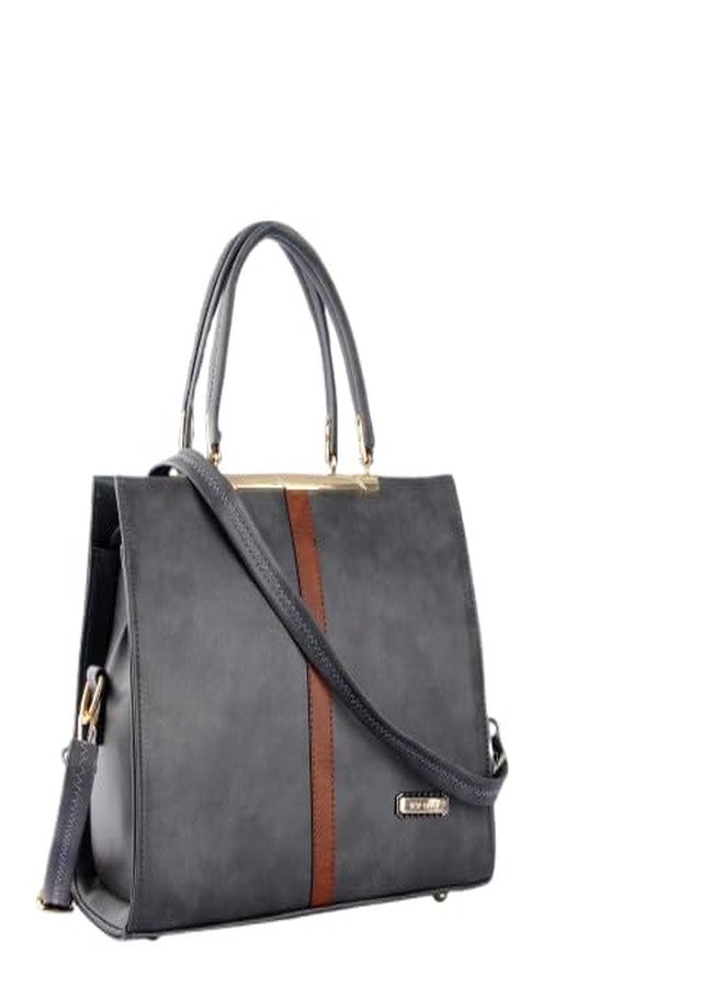 WORLD STAR Our branded handbags for women are not only classy but also lightweight. Our ladies bag for women will not be heavy on your shoulder or hand. (DARK GARY) - Image 1