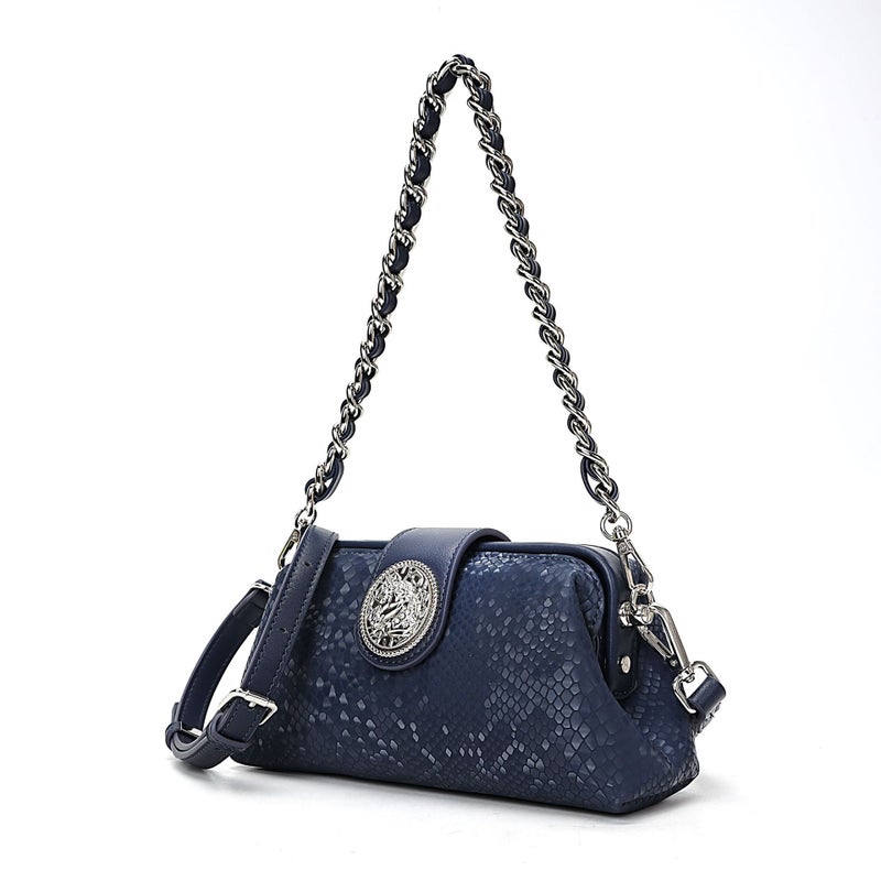 2025 New Snake Pattern Dinner Bar Fashion All-Match Temperament Women'S Bag This Year Popular Selling Small White Tide - Image 5