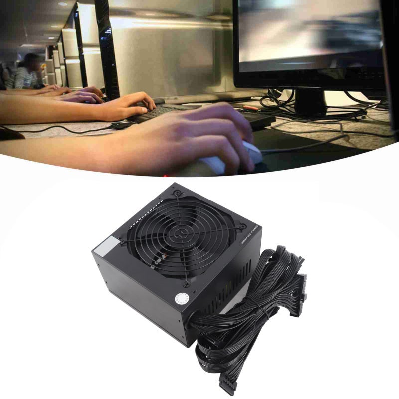 Gaming Power Supply 550W Multi Protection - Auto Break Desktop Power Supply for Gaming Desktops, High Performance Desktop Systems - Image 2