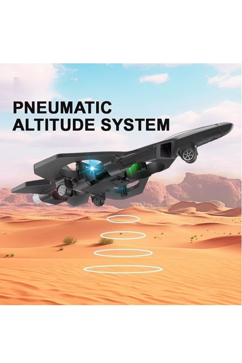 ZedPlay RC Aeroplane 2.4GHz Remote Control Fighter Quadcopter Floating Fighter Plane – RTF Airplane Toy with Colored Lights and USB Charging, Ideal for Beginners, Kids, and Adults - Image 3