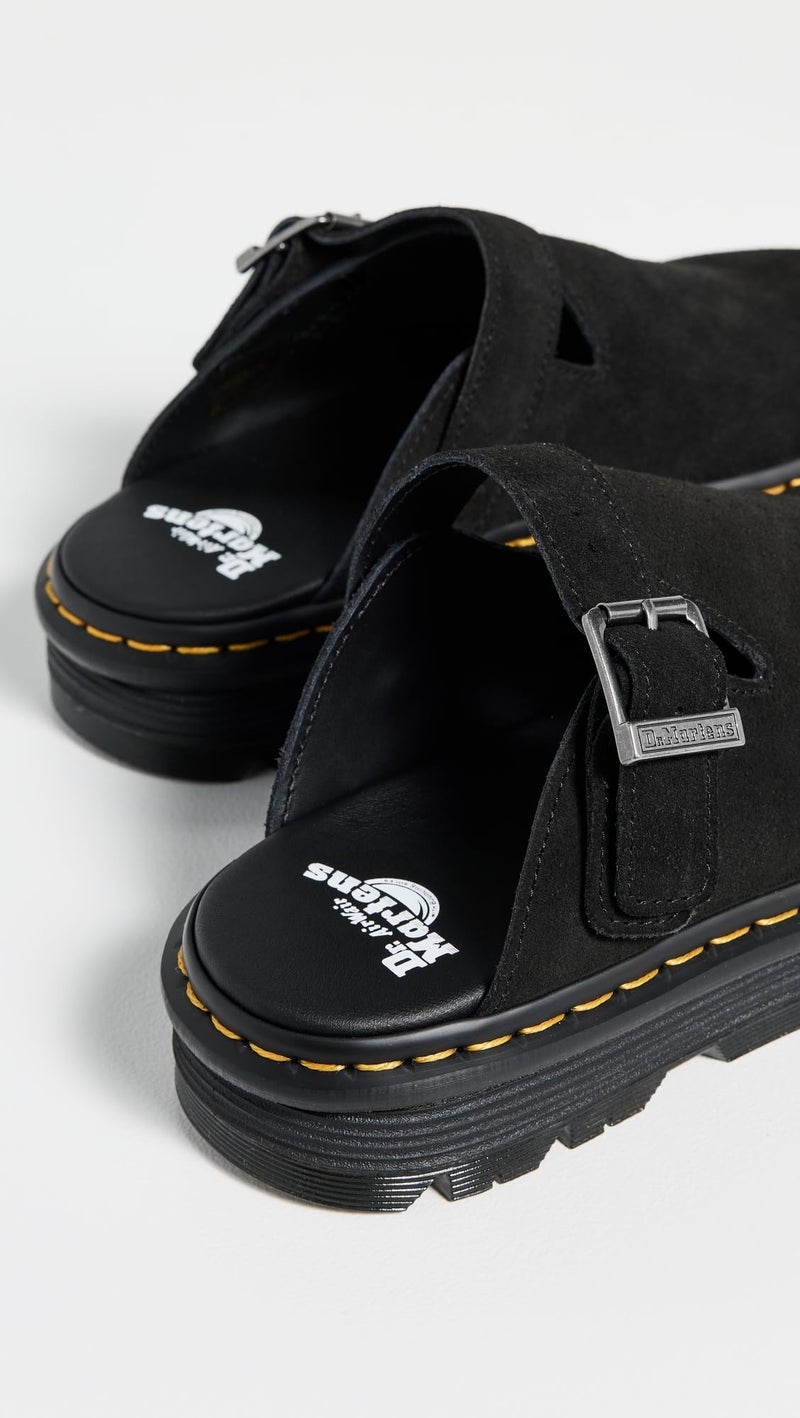Dr. Martens Unisex Zebzag Mule, Black Eh Suede, 8UK, 10 US Women/9 US Men - Image 3