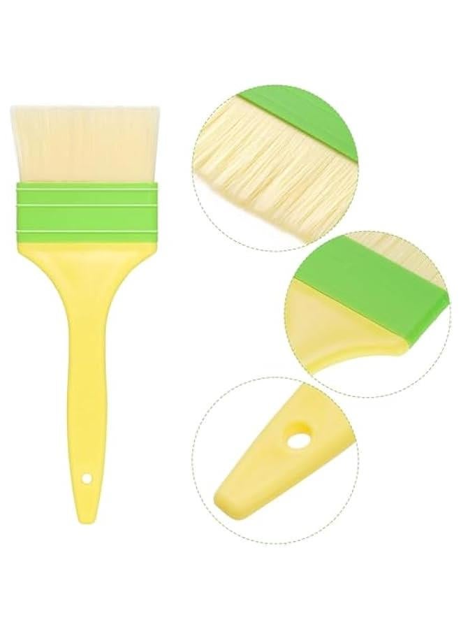 HOOKOR Pastry Brushes Basting Oil Brush for Spreading er, oil, or egg wash,Cooking Baking BBQ Oil Brush (6, 1in, 2in, 3in) - Image 3