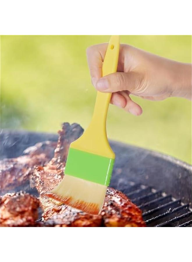 HOOKOR Pastry Brushes Basting Oil Brush for Spreading er, oil, or egg wash,Cooking Baking BBQ Oil Brush (6, 1in, 2in, 3in) - Image 4