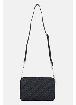 Michael Kors Women East West Saffiano Leather Cross Body Bag 24 L x 16 H x 5 W cm, Black  - Image 3