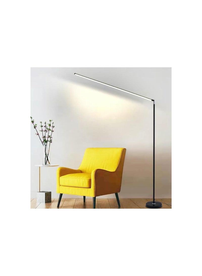 إسكدنيا مصباح أرضي LED ثلاثي الألوان، مصباح أرضي زاوية، مصباح LED قابل للتعديل بقوة 36 وات 3300 كلفن - 6500 كلفن، مصباح أرضي قائم متغير اللون، لصالون السبا وغرفة النوم وغرفة المعيشة - Image 3