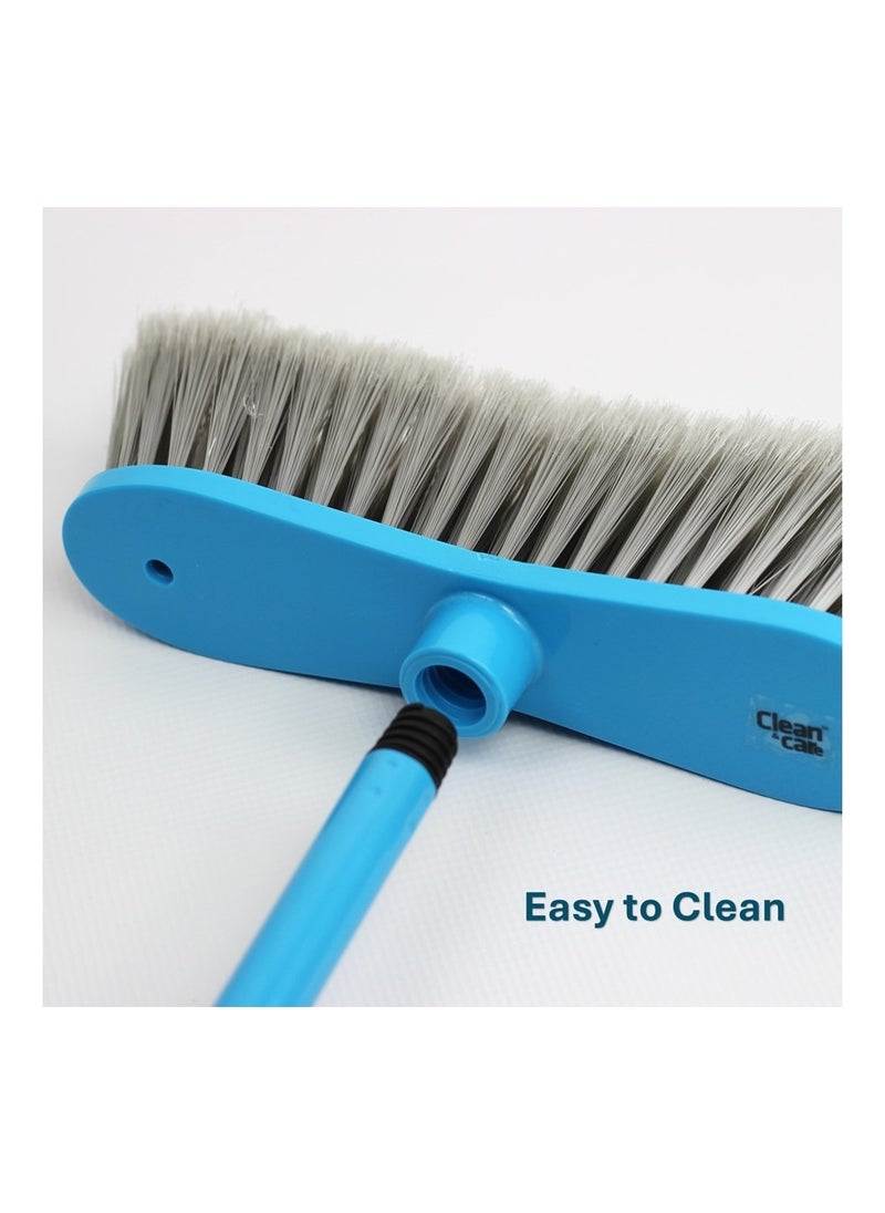 Clean and Care Indoor Broom with Iron Stick Home Kitchen Cleaning Stiff Bristle Long Handle Muti purpose to Use Multicolor - pzsku/ZACE4DF198B8F99CE1624Z/45/_/1717764744/06ca4e90-466e-4a31-9910-832721357e1f