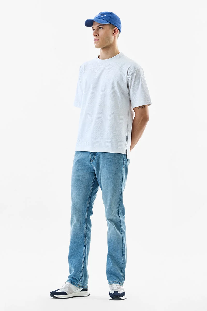 SNITCH Straight Fit Stretch Washed Jeans