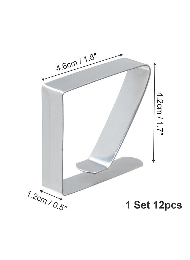 طاولة طعام القماش كليب في الهواء الطلق نزهة غطاء الطاولة حامل مفرش المائدة الفولاذ المقاوم للصدأ المشبك 12 حزم للحزب التخييم بوفيه - pzsku/ZACE4F0FC636BED63E3A4Z/45/_/1702637670/69c972a9-e229-4588-a553-e1d525282299
