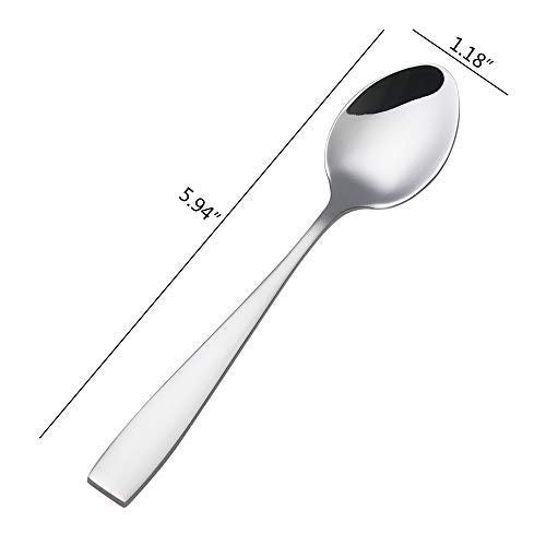 Asking 12-Piece Stainless Steel Teaspoon, Small Tea Spoons Stainless Steel - Image 2