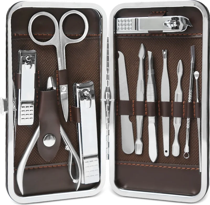 Proithalat Proimport Manicure Pedicure Set 12 Pieces Professional