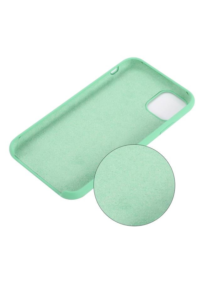 اس-توب جراب لهاتف iPhone 11 Pro Max مصنوع من السيليكون السائل المقاوم للصدمات بلون سادة - Image 3