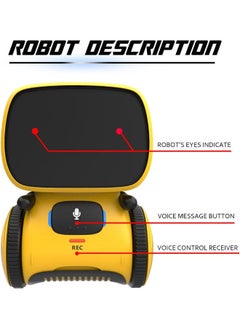 Generic Interactive Smart Robots with Touch Sensor Voice Control Speech Recognition Singing Dancing Walking Recording and Repeating Intelligent Educational Robort  - Image 2