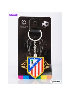 MARIO DRAFTS Atletico Madrid Football Club Logo Keychain, Official Team Crest Design, Metal Ring  - Image 3