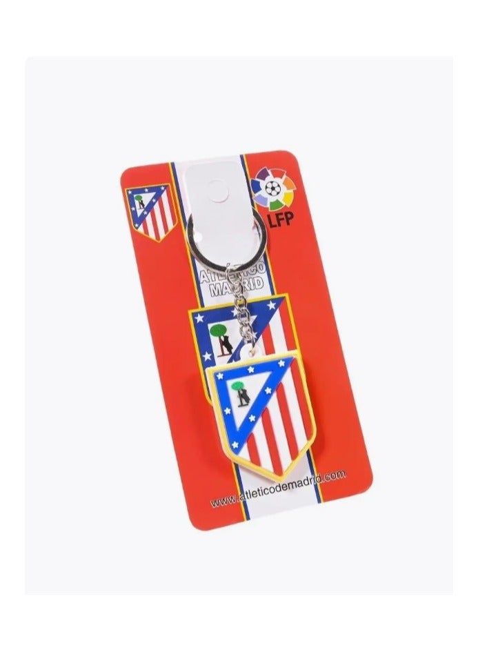 MARIO DRAFTS Atletico Madrid Football Club Logo Keychain, Official Team Crest Design, Metal Ring - Image 4