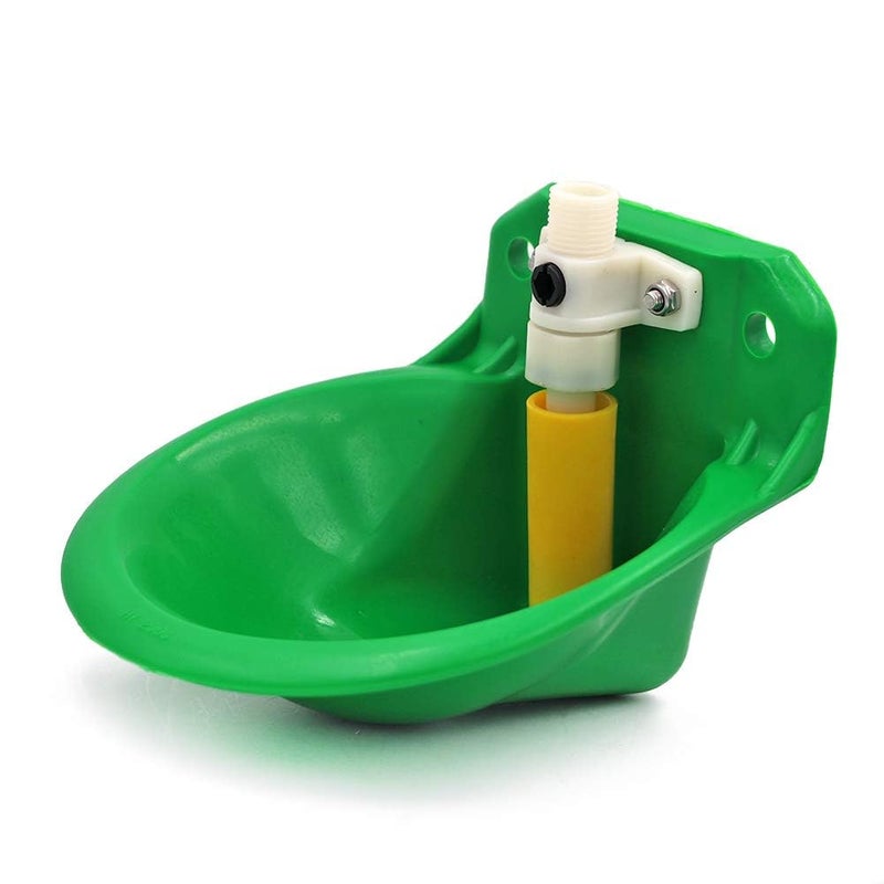 Bethlehem Automatic Sheep/Goat Water Bowl, Green Plastic Drinking Fountain for Lamb, Farm Animal Waterer,Automatic Water Bowl for Goats & Sheep - Image 1