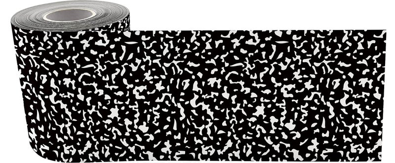 Teacher Created Resources Composition Straight Rolled Border Trim - 50ft - Decorate Bulletin Boards, Walls, Desks, Windows, Doors, Lockers, Schools, Classrooms, Homeschool & Offices - Image 2
