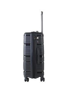 Generic Unisex Spinner Luggage Set – 3 Pieces, Black, Made of Unbreakable Polypropylene Material, Shock-Resistant, Heat-Resistant, Durable Construction  - Image 2