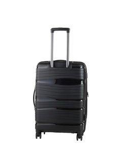 Generic Unisex Spinner Luggage Set – 3 Pieces, Black, Made of Unbreakable Polypropylene Material, Shock-Resistant, Heat-Resistant, Durable Construction  - Image 3