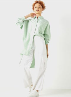 Lee Cooper قميص الدنيم مخطط  - Image 4