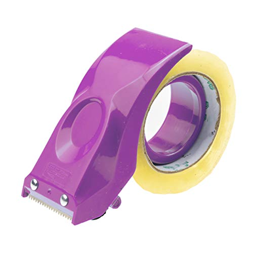 PROSUN Easy-Mount 2 Inch Tape Gun Dispenser Packing Packaging Sealing Cutter Blue Handheld Warehouse Tools Pink - Image 1