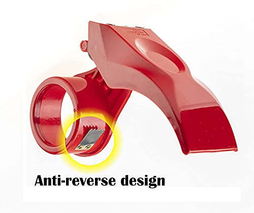 PROSUN Easy-Mount 2 Inch Tape Gun Dispenser Packing Packaging Sealing Cutter Blue Handheld Warehouse Tools Pink - Image 5
